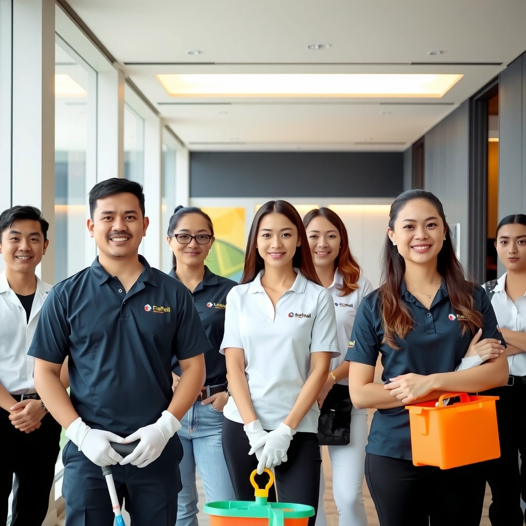 Cleanside professional team members in uniform