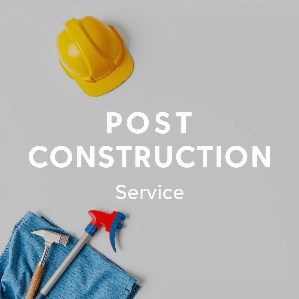 Post-construction and renovation cleanup service