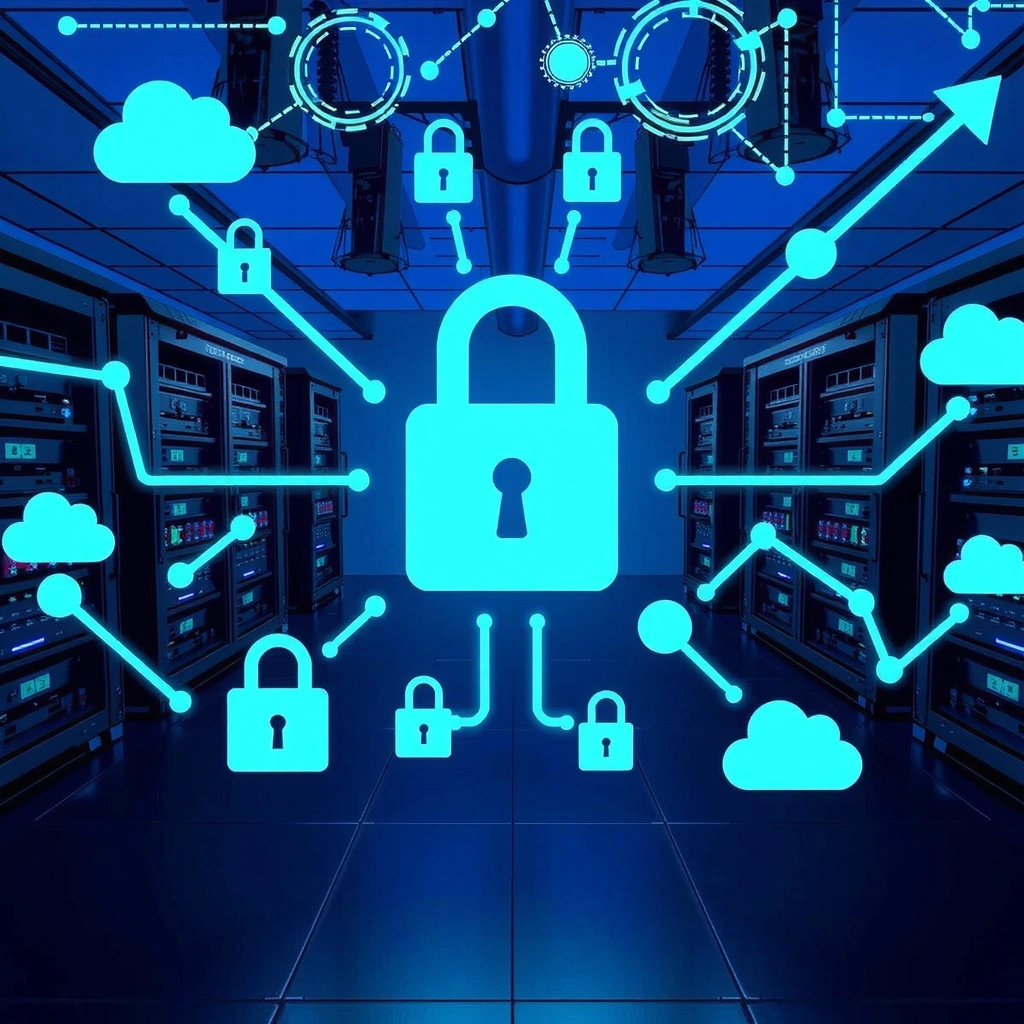 Data security and protection illustration