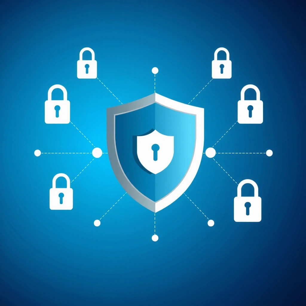 Data protection and privacy illustration